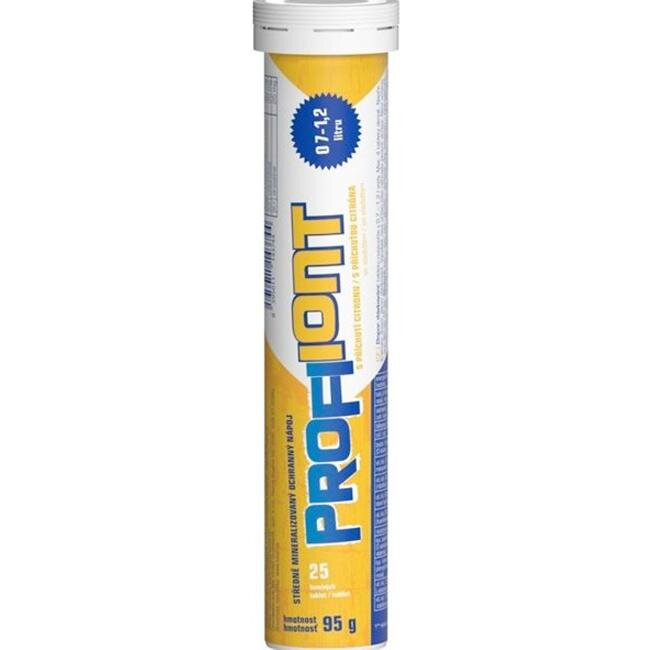 Profi Iont šumivé tablety, citrón, 25 tabliet Profi Iont šumivé tablety, citrón, 25 tabliet