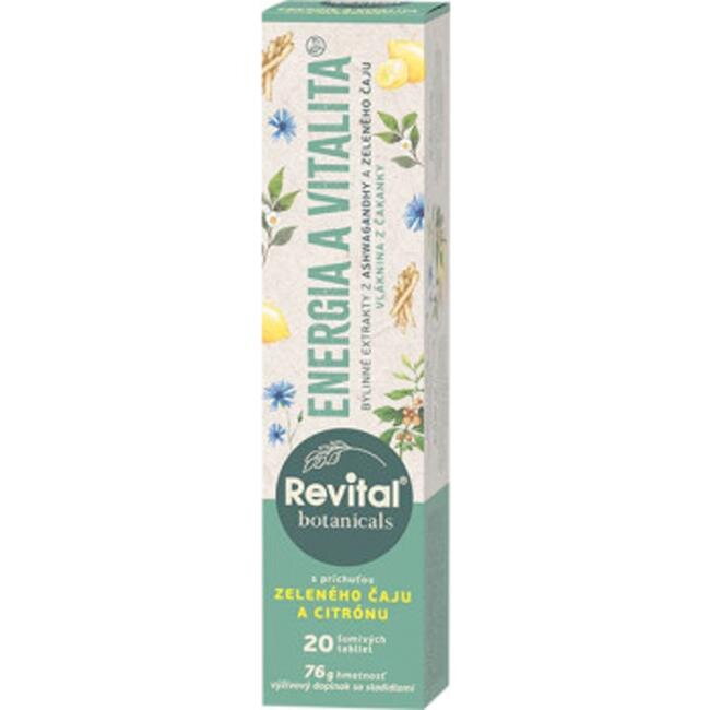 Revital Botanicals Energia a vitalita, 20 šumivých tabliet Revital Botanicals Energia a vitalita, 20 šumivých tabliet