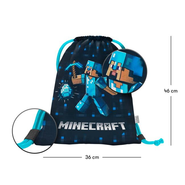 Vrecko BAAGL Minecraft Blue Axe Vrecko BAAGL Minecraft Blue Axe